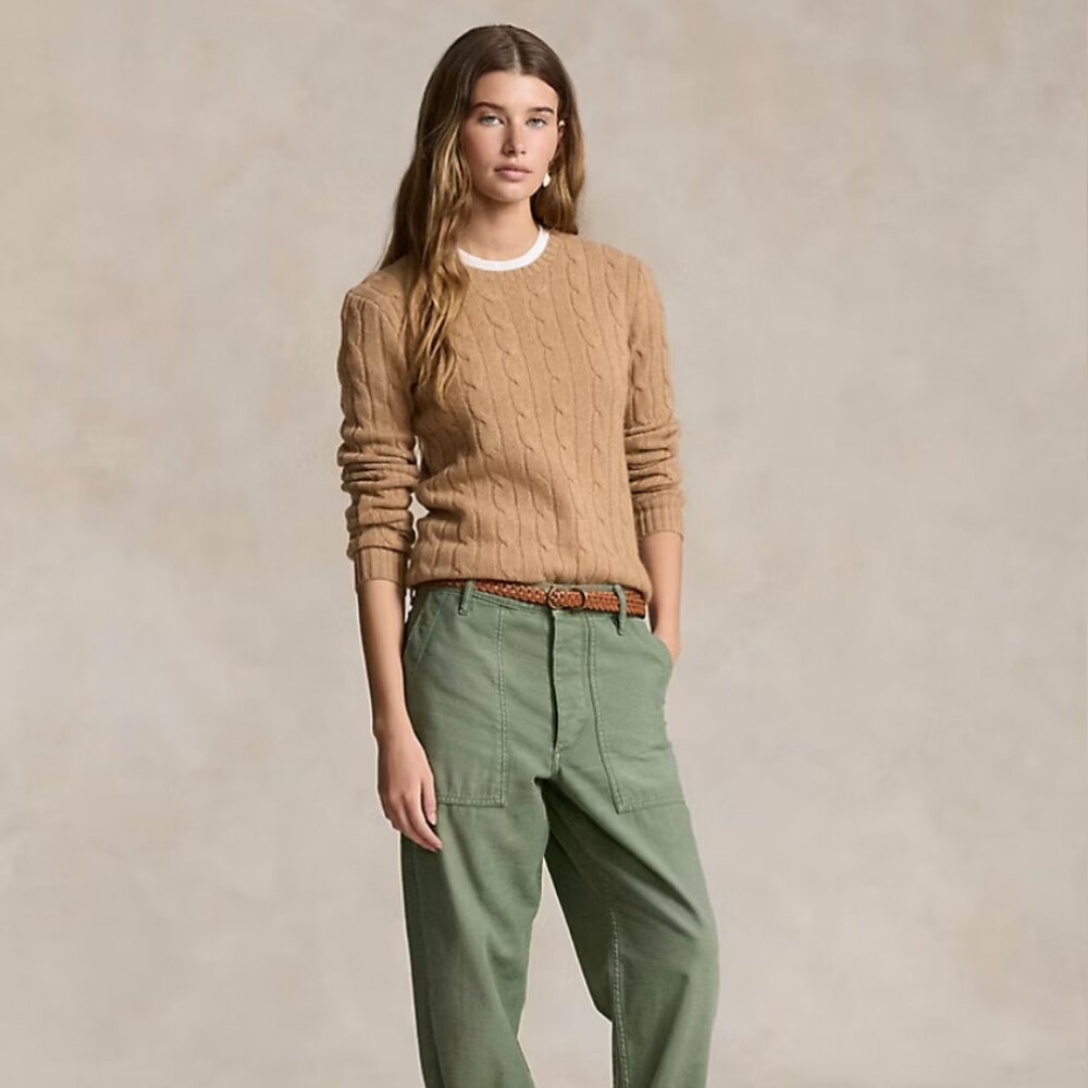 Ralph Lauren Cable-Knit Cashmere Sweater